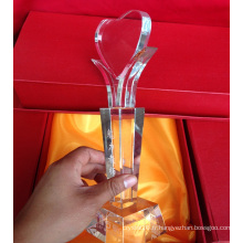 Promotion de haute qualité Clear Crystal Trophy Creative Awards pour le prix de réalisation